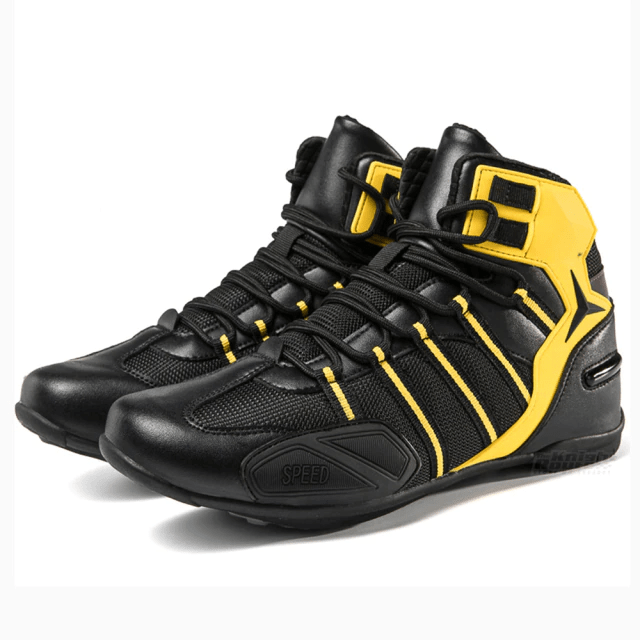 Chaussure de moto jaune | Boutique biker