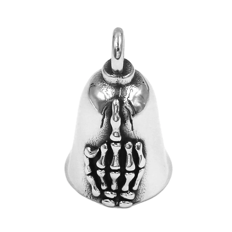 Gremlin Bell Cloche Protection Moto Viking Vegvisir - Porte-Bonheur Motard