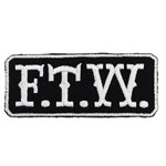 Patch biker - FTW - Vignette | Boutique biker