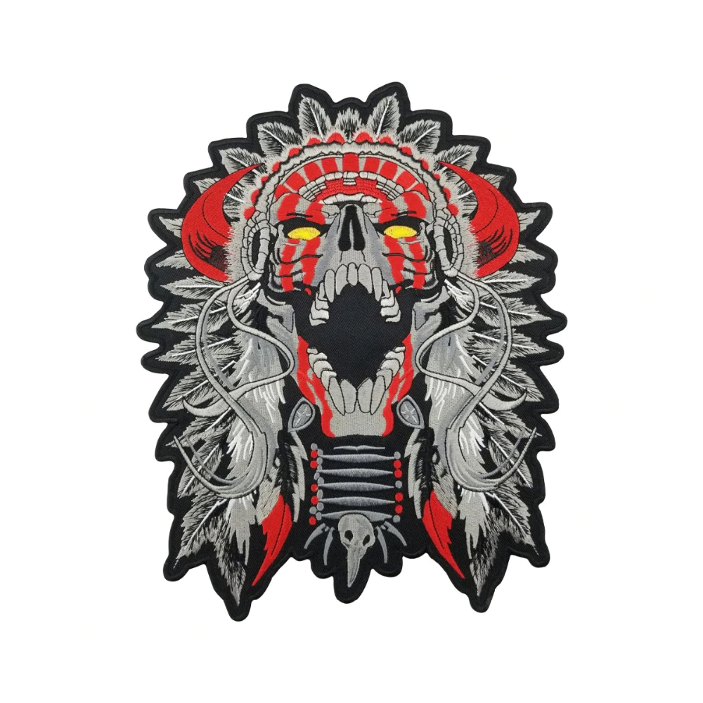 Patch Brodé Vintage Barbade à Coudre – Environ 3 Pouces