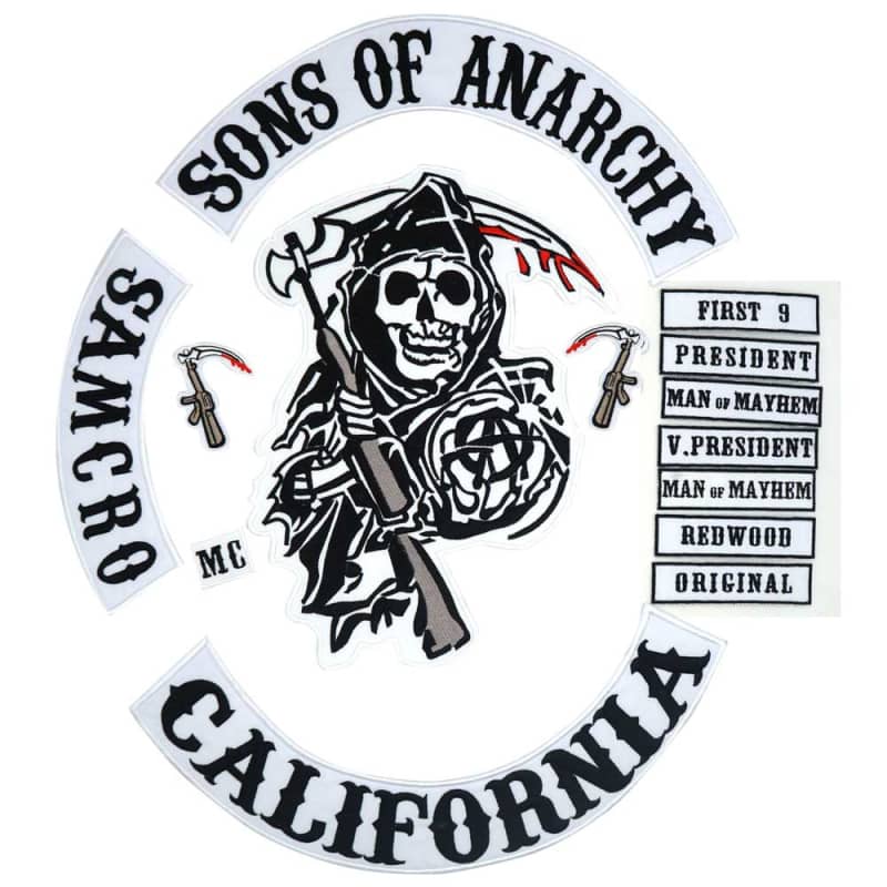 Écusson Patch à Broder Sons Of Anarchy - Main Image