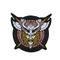 Patch Viking biker 3D brodé à coudre pour veste motard, style guerrier nordique