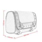 Sacoche de fourche moto - Riveté - Vignette | Boutique biker