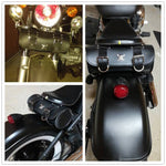 Sacoche de fourche moto - Tête de mort - Vignette | Boutique biker