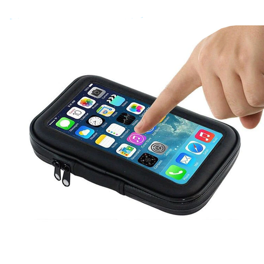 Support téléphone moto étanche avec écran tactile actif et fixation stable