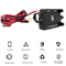 Support téléphone moto avec chargeur USB rapide 5V/2.5A et fixation guidon robuste