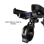 Supporto per telefono con ricarica wireless - Vignette | Boutique biker