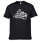 Tee-shirt-biker-harley-noir