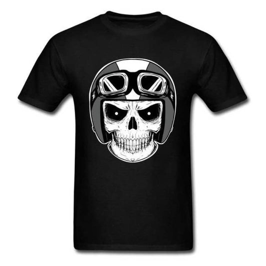 Tee-shirt-homme-biker-noir