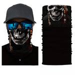 Tour de cou moto tête de mort pirate - Vignette | Boutique biker
