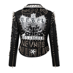 Veste biker femme - Cloutée - Vignette | Boutique biker