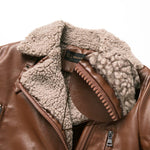 Veste biker femme - Col mouton - Vignette | Boutique biker