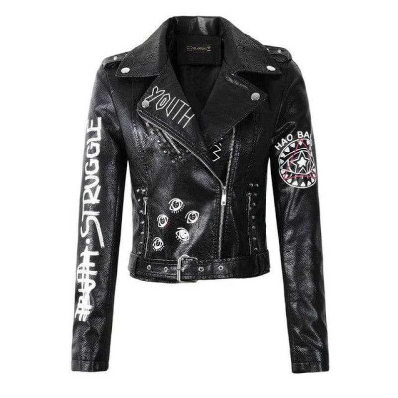 veste biker femme
