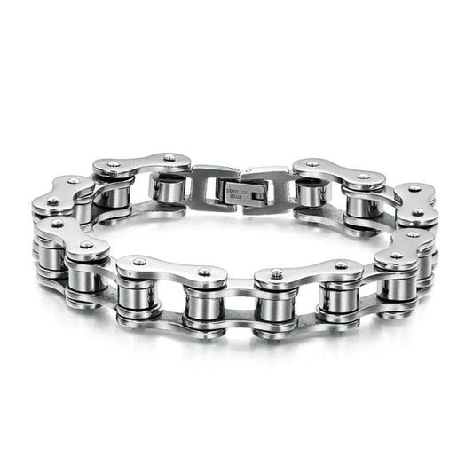 bracelet chaîne de moto en acier inoxydable pour homme et femme style biker