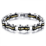 Bracelet biker chaine de moto noir - Vignette | Boutique biker