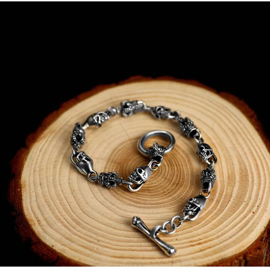 Bracelet Biker Argent | Boutique biker