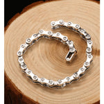Bracciale a catena in argento con motocicletta - Vignette | Boutique biker