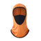 Cagoule moto orange respirante toutes saisons, protection coupe-vent pour motard homme et femme
