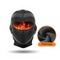 Cagoule thermique moto hiver en polyester double couche, coupe-vent, anti-UV et respirante, disponible en plusieurs longueurs, unisexe et compatible casque avec lunettes de vue