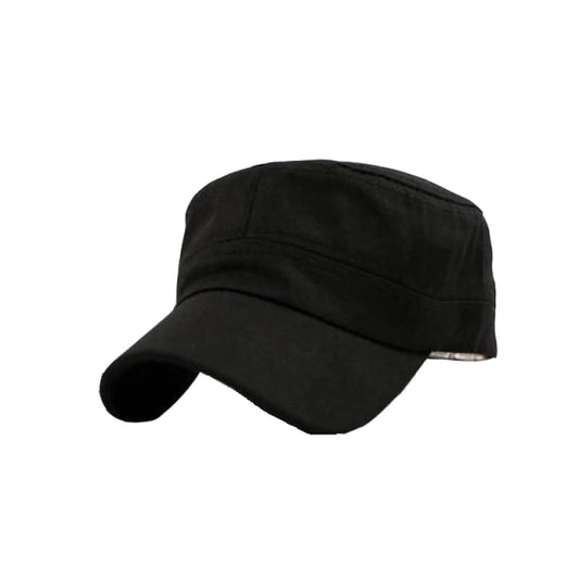 casquette moto noire pour biker en coton, style casual et ajustable pour motards