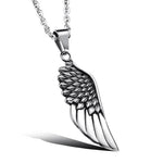 Pendentif moto - Aile d'ange (Avec chaine) - Vignette | Boutique biker