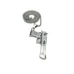 Pendentif moto - Pistolet (Avec chaine) - Vignette | Boutique biker