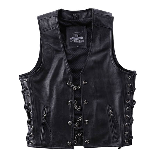 Cuir Sans Manche Biker | Boutique biker