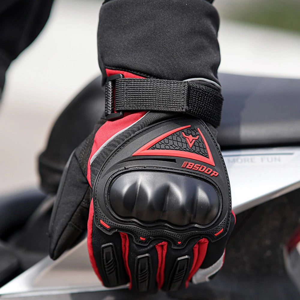 Aipwerer Gants Hiver Homme, Gants Doublure Chauffants,Gants Moto