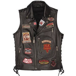 Gilet cuir biker - Mother Road - Vignette | Boutique biker