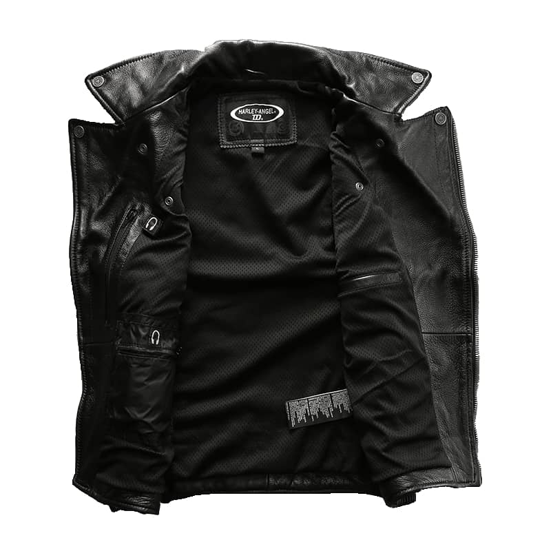 gilet cuir sans manche homme | Boutique biker