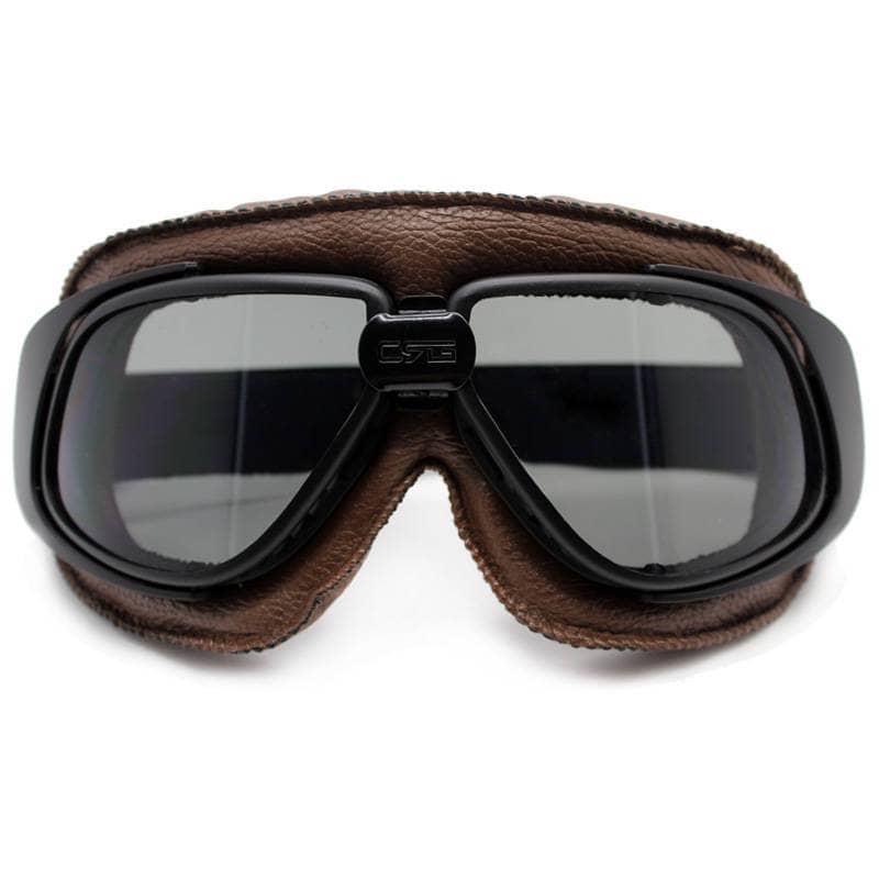 Lunettes De Moto Ethen Vintage - Lentille Bronze - Fabriqué En Italie - Neuf Avec étiquette