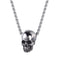 Pendentif tête de mort en acier inoxydable 316L pour homme et femme, style biker unisexe