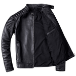 Perfecto Noir Cuir Homme | Boutique biker