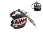 Porte clé moto casque requin - Vignette | Boutique biker