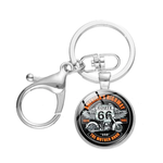 Porte clé moto Route 66 - Vignette | Boutique biker
