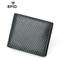 portefeuille RFID homme noir en fibre de carbone avec protection anti piratage