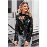 Veste biker femme - Floral - Vignette | Boutique biker