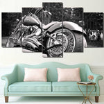 Arte decorativo de pared en blanco y negro - Vignette | Boutique biker