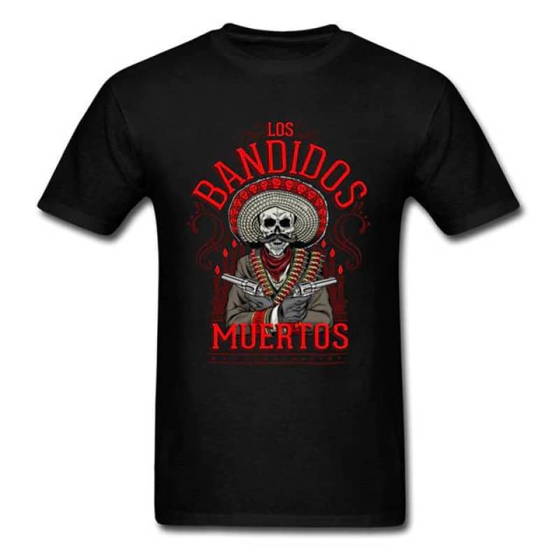 T-shirt Bandidos MC Corpus Christi Texas 3XL Noir - Occasion Parfait état, Coton, Style Motard