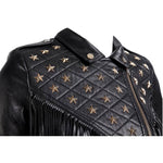 Veste biker femme - Frange - Vignette | Boutique biker