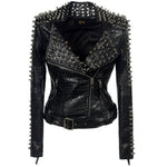 Veste biker femme - Perfecto clouté - Vignette | Boutique biker