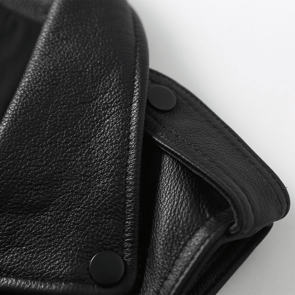 Veste sans manche cuir de vachette | Boutique biker