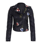 Veste biker femme - Floral - Vignette | Boutique biker