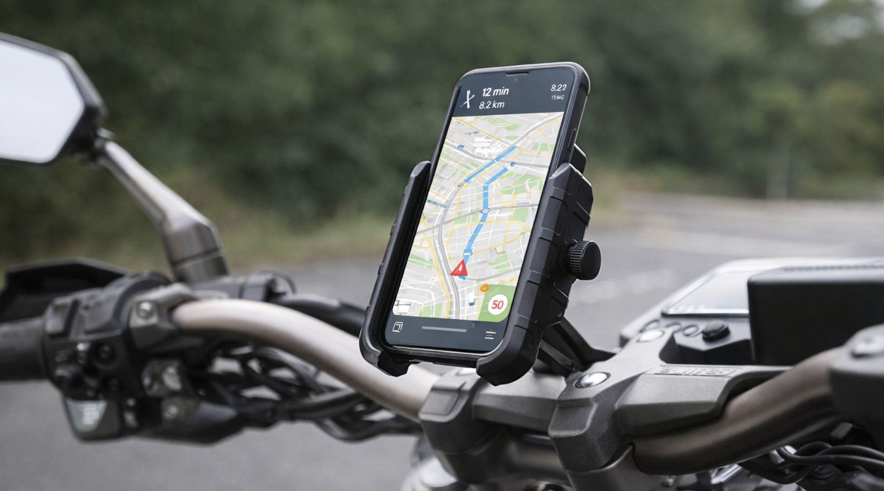 Support téléphone moto universel pour guidon