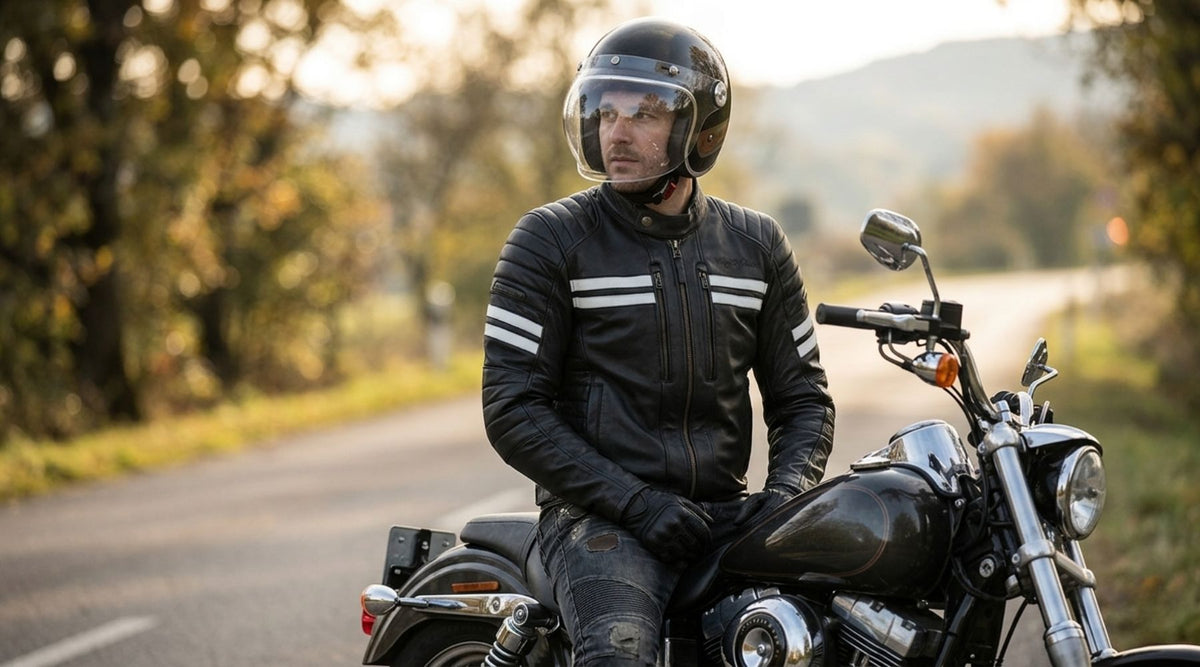 Come si pulisce una giacca da motociclista in pelle?
