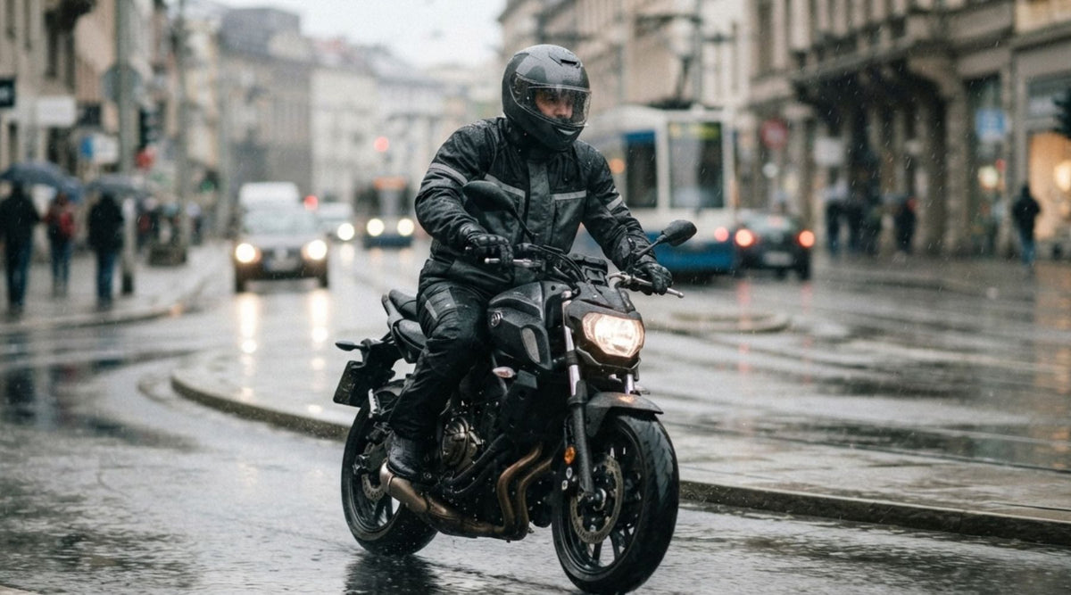 Rouler sous la pluie à moto : l'équipement et les réflexes qui changent tout