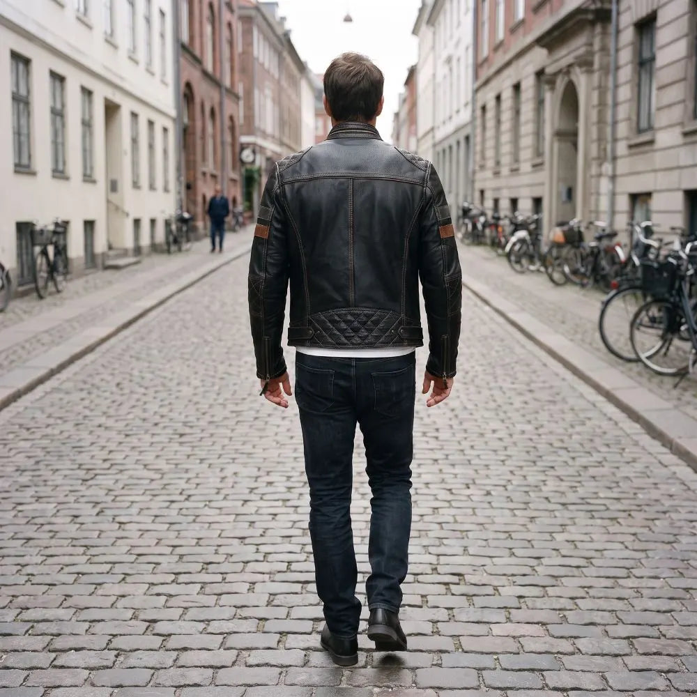 Veste biker homme - Riked