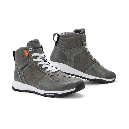 Basket moto Stylmartin Piper WP homme femme étanche cuir suède D3O