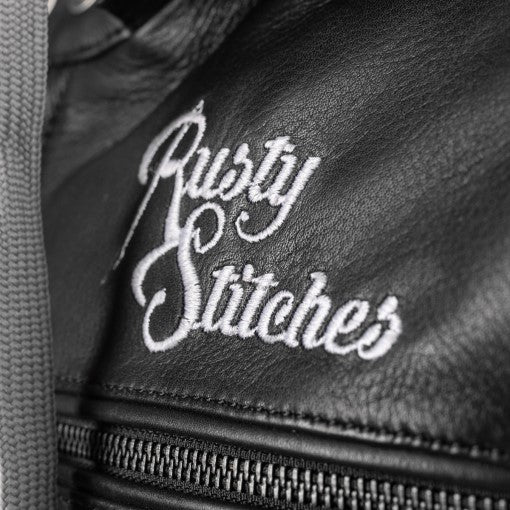 Blouson-cuir-homme-motard-logo