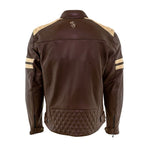 Blouson de moto homologué AA - Rusty Stitches Jack Jari marron - Vignette | Boutique biker